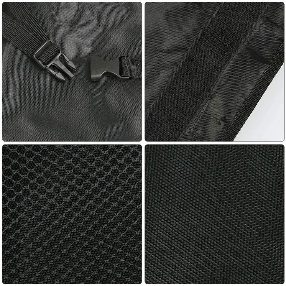 Car Storage Bag with 8 Pockets - Black