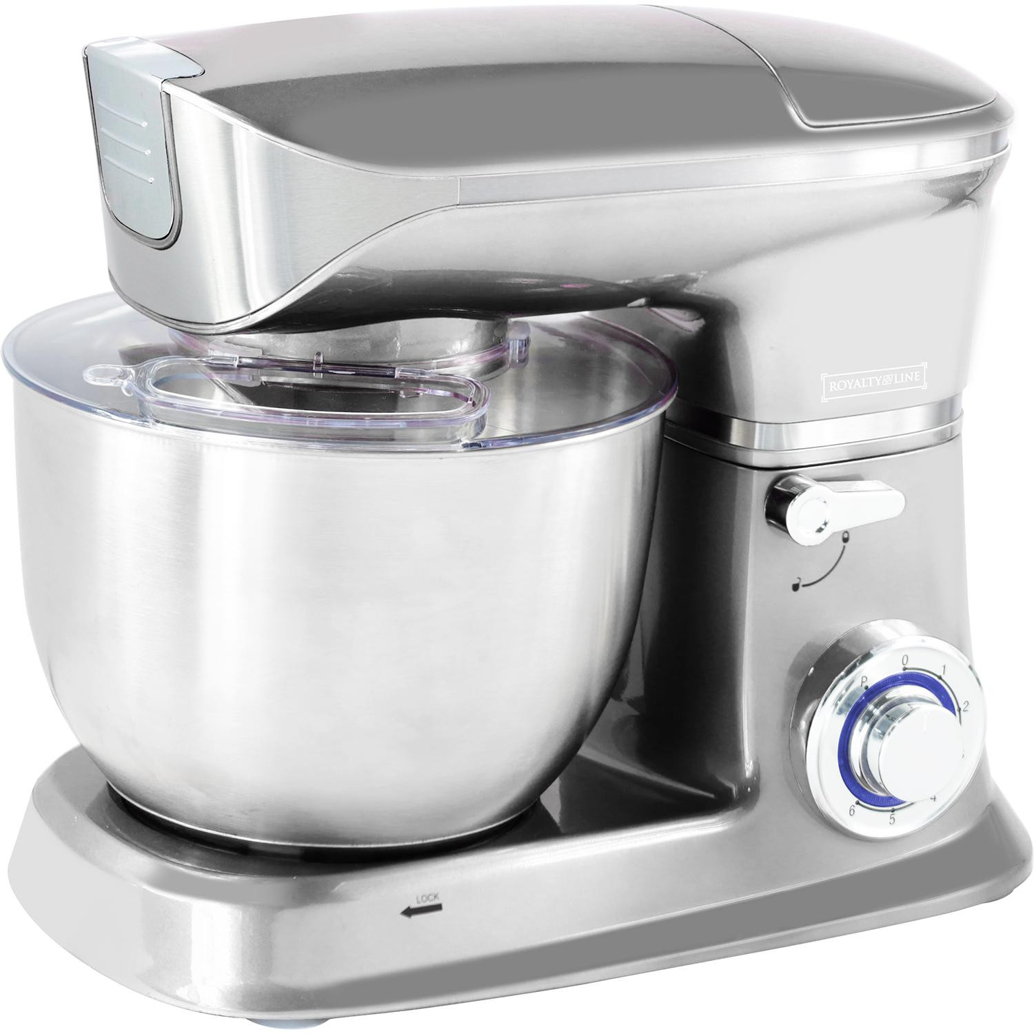 Elegant Kitchen Machine with 6 Speeds - Silver