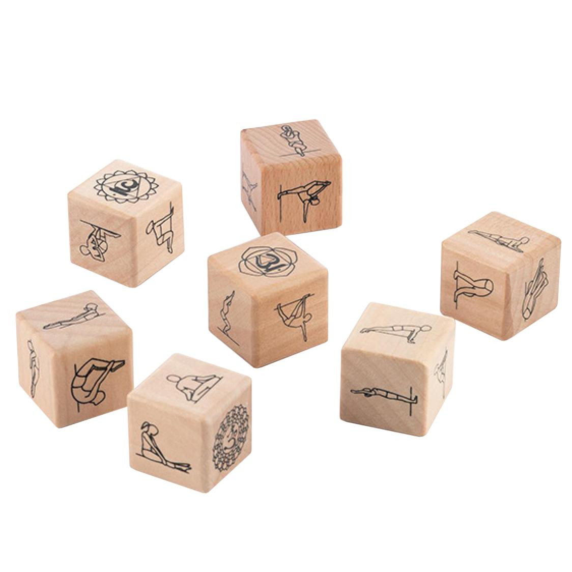 7x Yoga Dice for Exercising