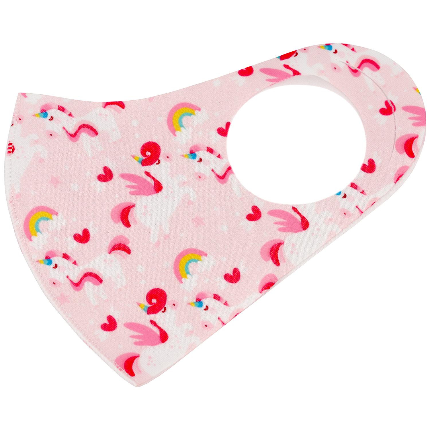 Reusable Protective Mask - Pink Unicorns