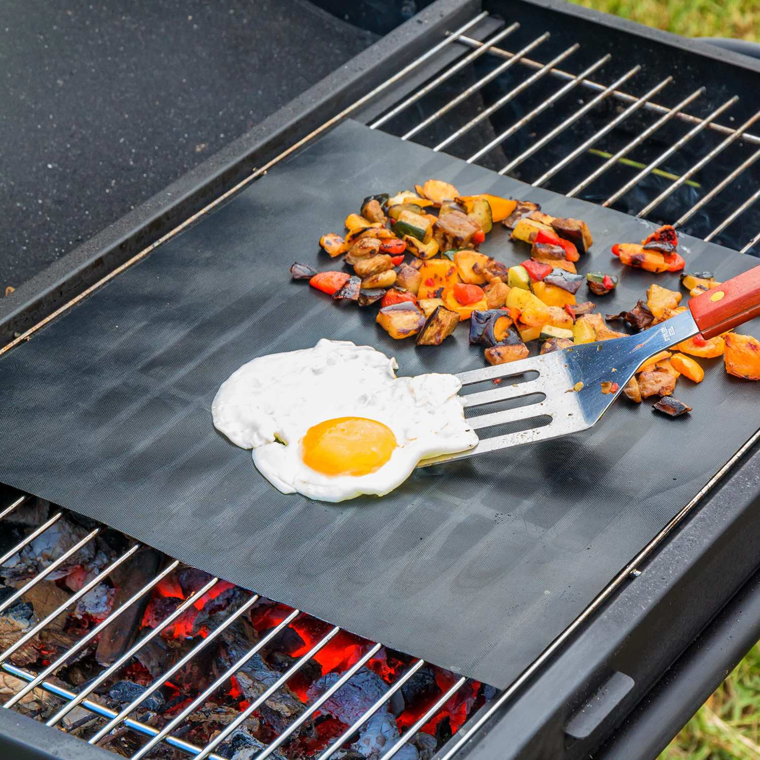 2x Barbecue Mats