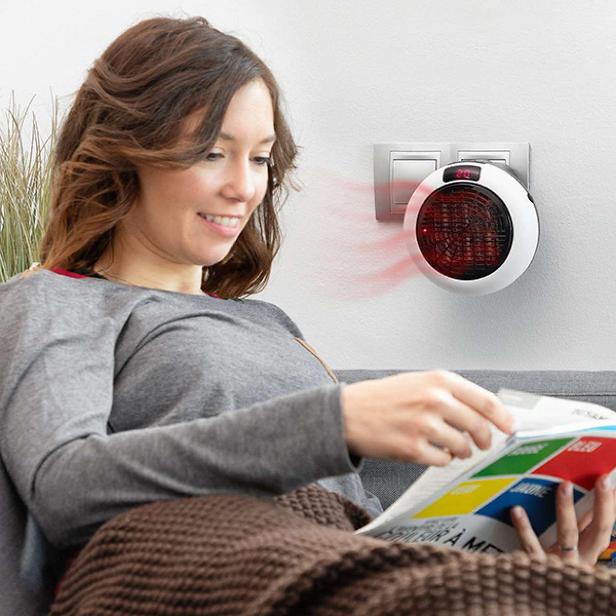 Heater with Remote Control - 600W
