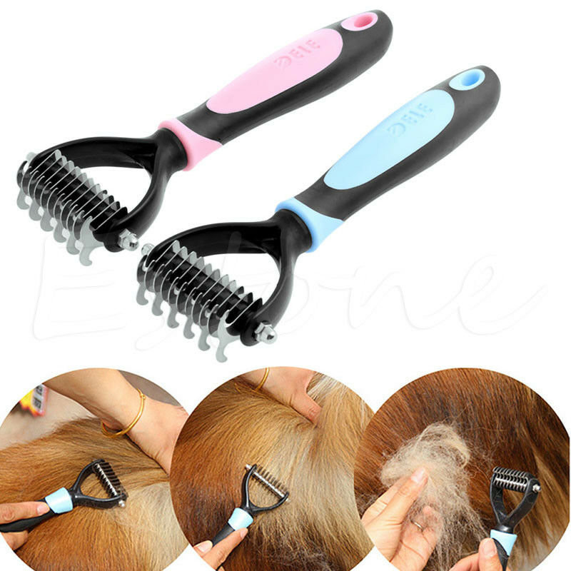 Pente de pelo largo com pega aderente