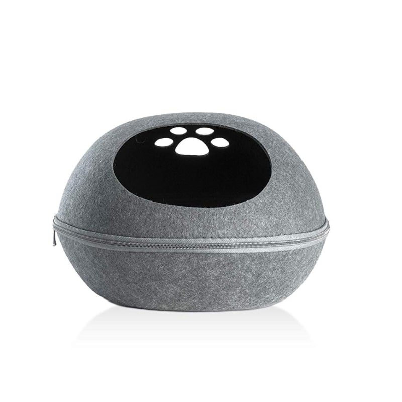 Cama HooPet Cat com almofada, Cinzento