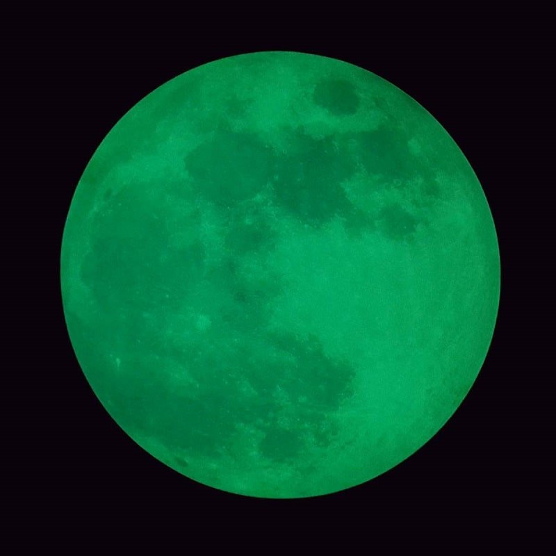 Autocollant Phosphorescent - Lune