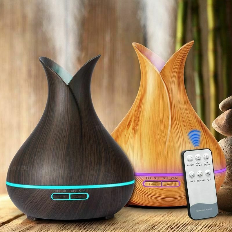 Luftbefeuchter, Aromatherapy Humidifier - Dunkles Holz