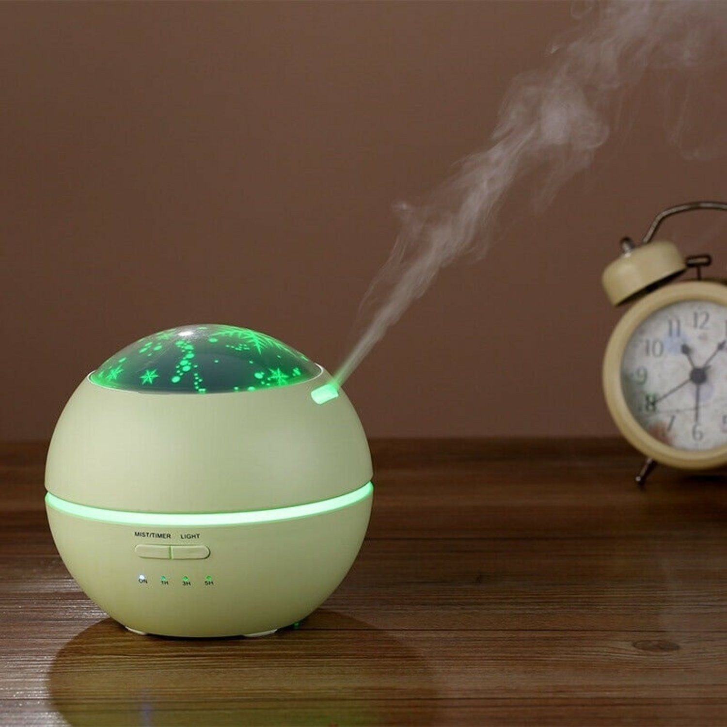 Umidificatore e luce notturna - Verde