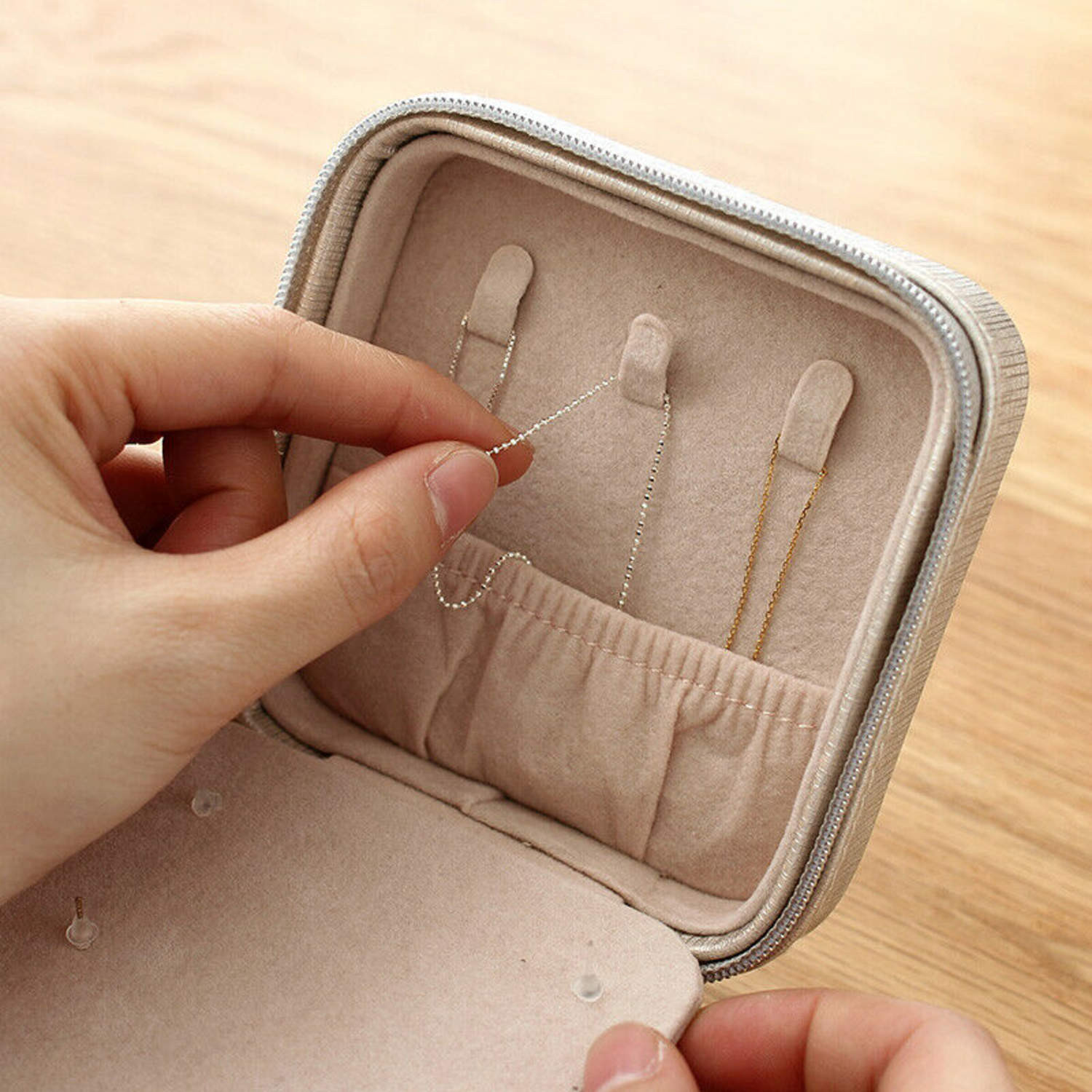 Reisebox 10x10 cm - Schwarz