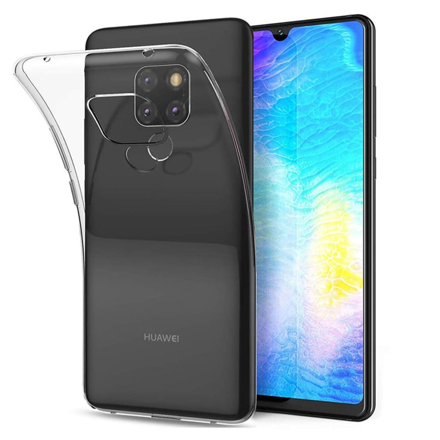 Huawei Mate 20 - Transparent silicone case