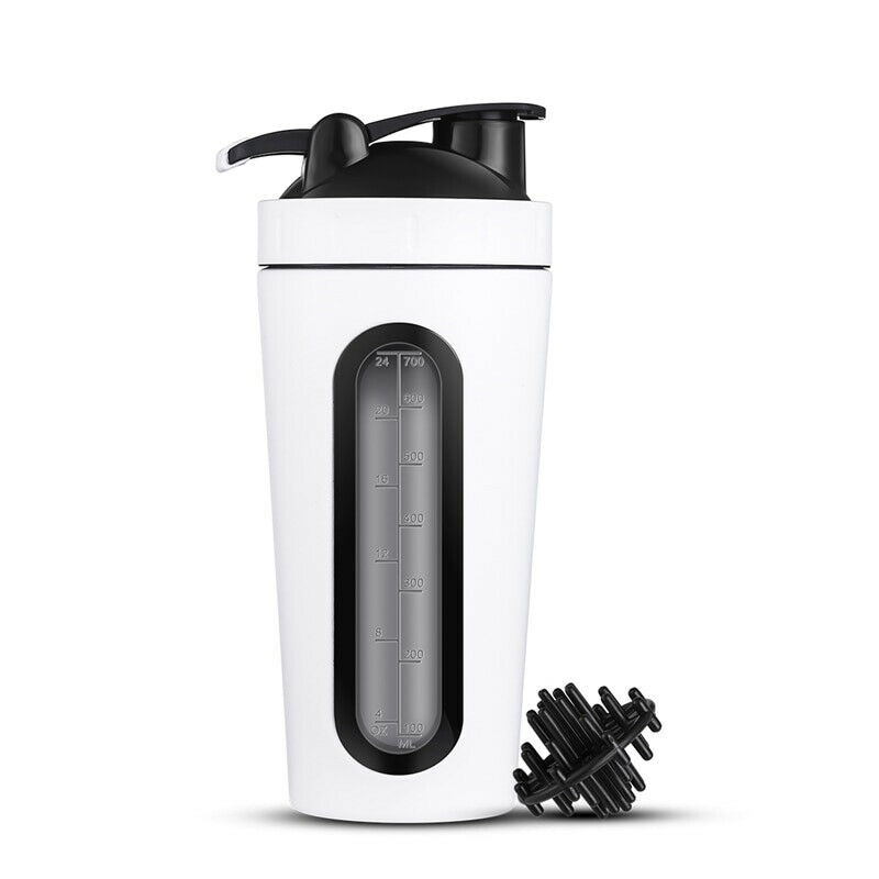 Nerezový šejker, 700 ml - Biely