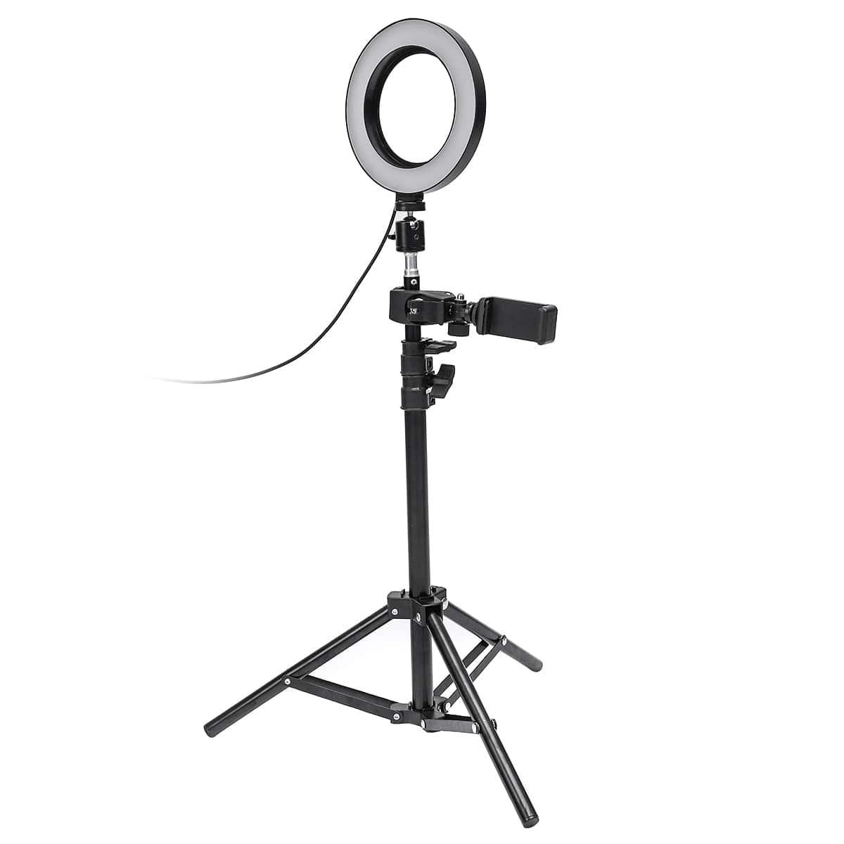 Selfie light / Ring light (17 cm) and stand