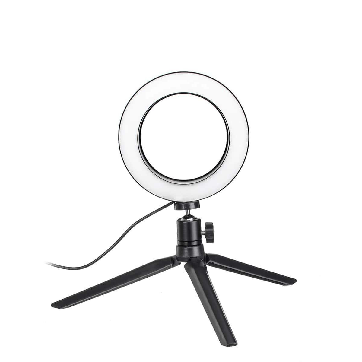 Selfie Light / Ring Light (20 cm) e Stand