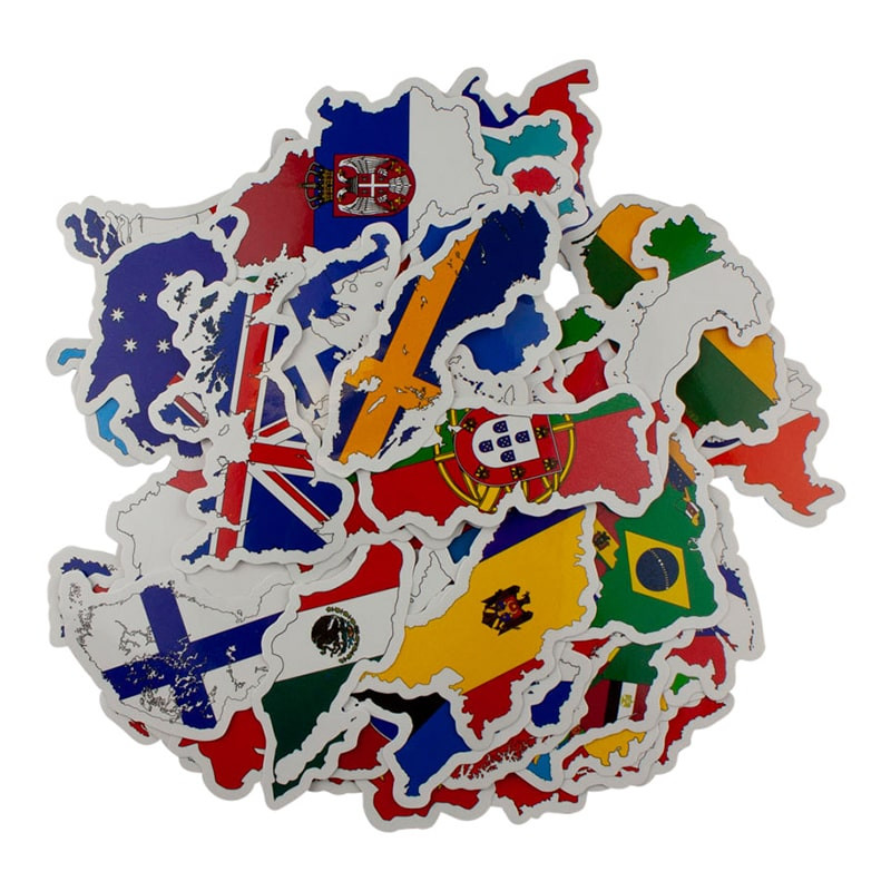 Adesivos e decalques Big Pack - Países