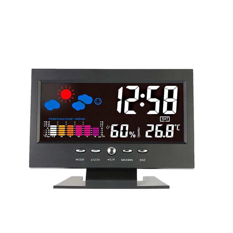 Digital LED Clock, Alarm, Temp and Date