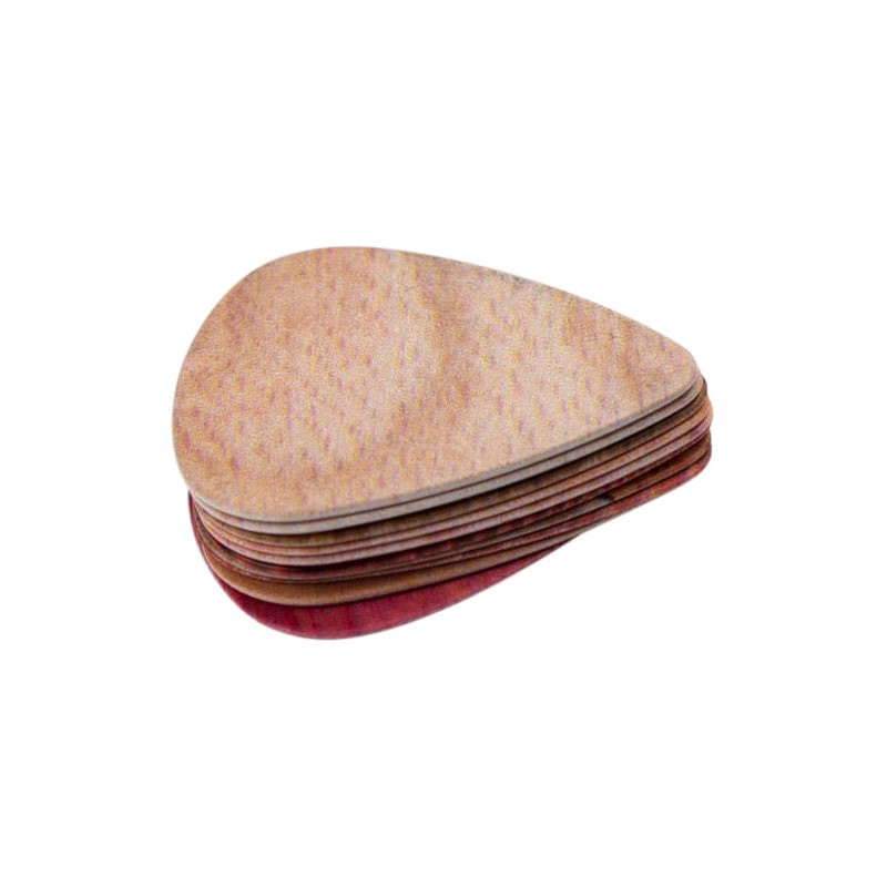 10 pack Plectrums, Wood