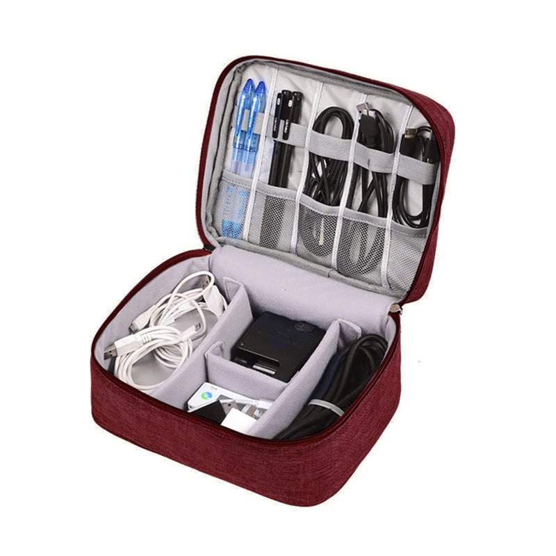 Elektronica tas, rood