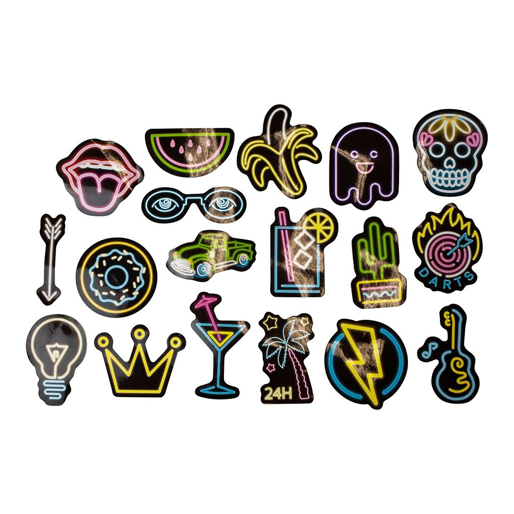 Adesivos e decalques Big Pack - Neon