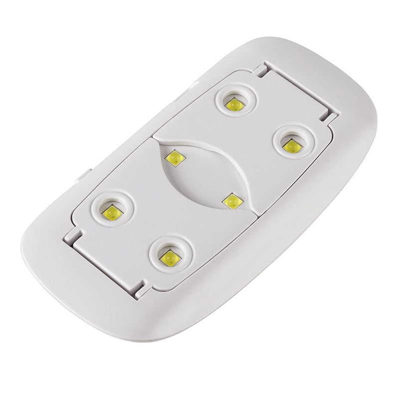 Mini UV LED Lamp for Nails, White