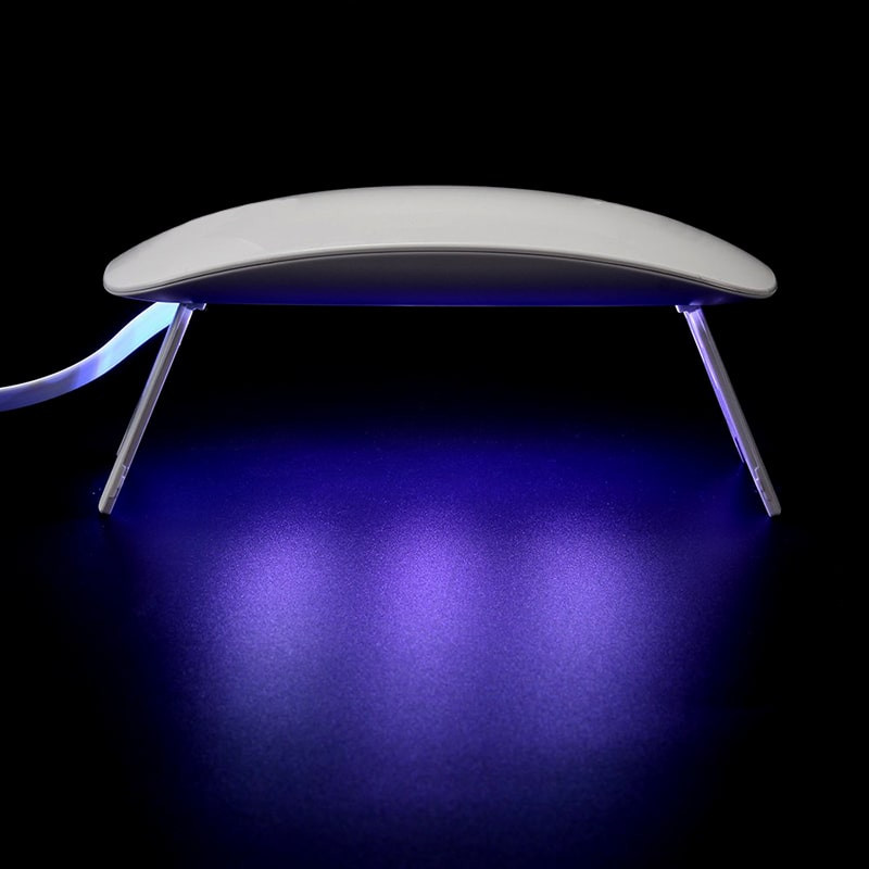 Mini UV LED Lamp for Nails, White