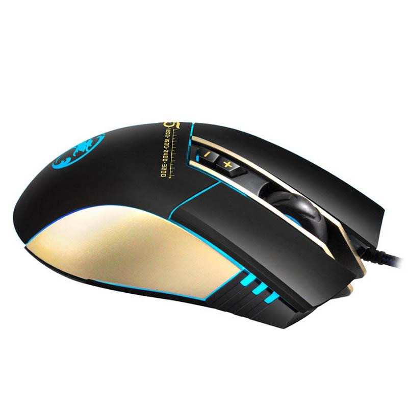 Mouse da gioco LED ottico ad alta precisione Apedra A5 - 3200 DPI
