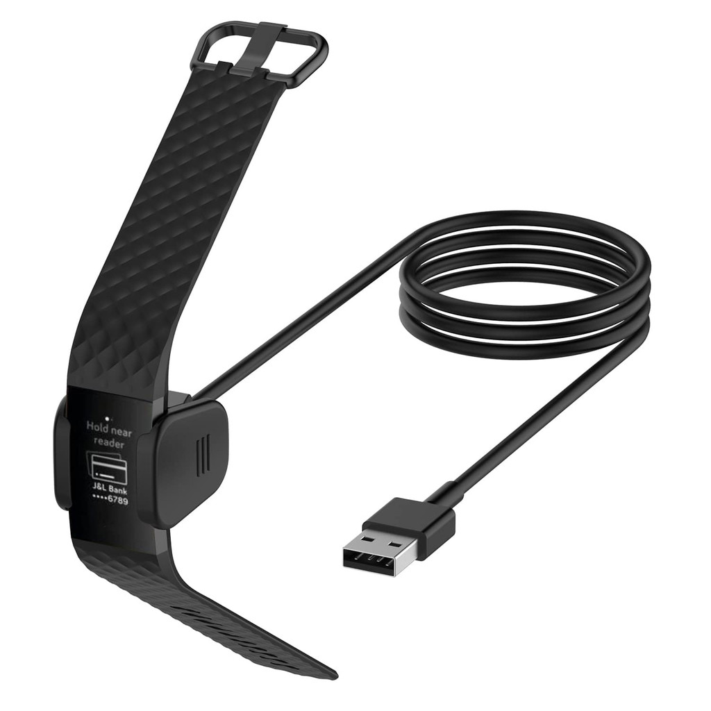 USB Cradle Dock Charger - Fitbit Charge 3 Compatible, 1m
