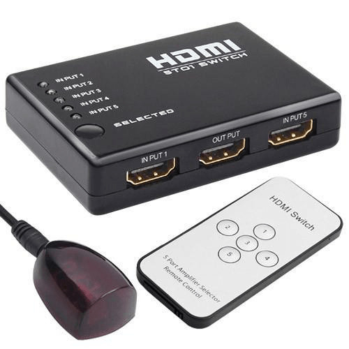 HDMI-Switch, 5x input, 1x output