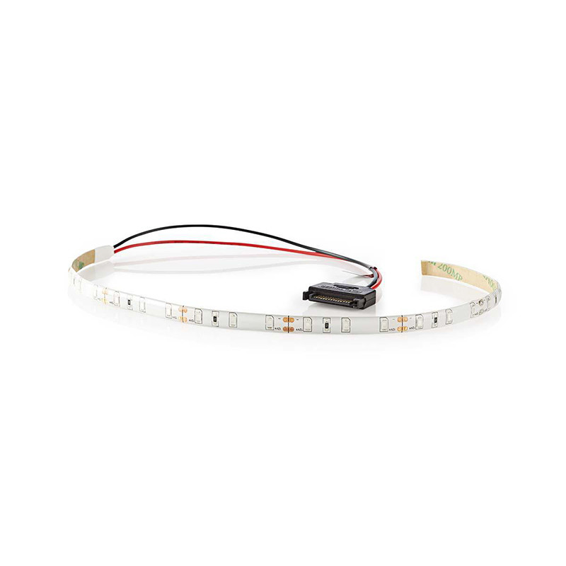 Striscia luminosa a LED per computer desktop - Blu - 1 m - SATA