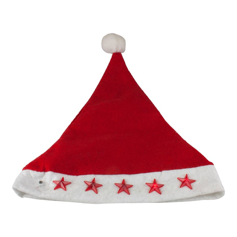 Santa Hat with Blinking stars