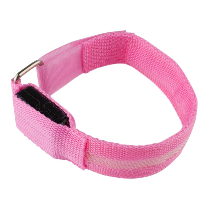 Bracelet avec éclairage LED - Rose