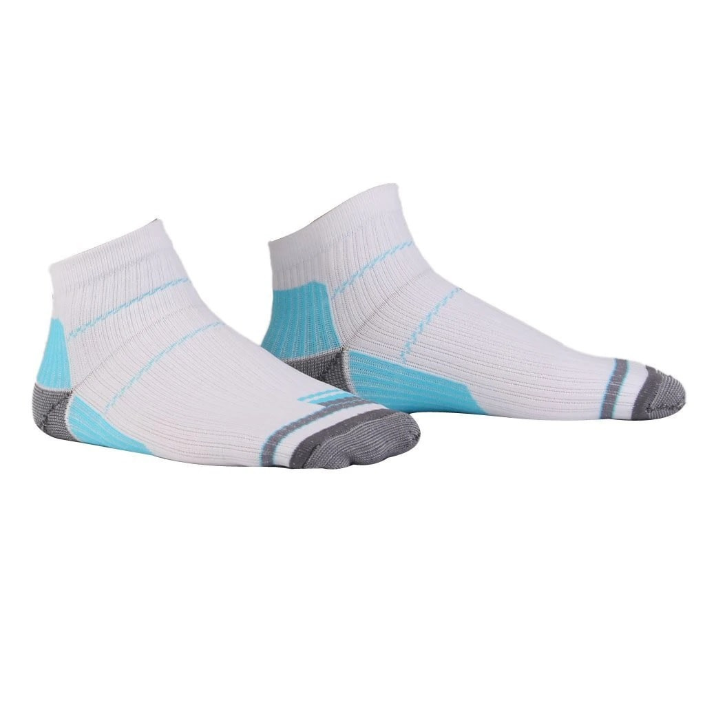 Unisex-Söckchen mit Kompression - S / M - Blau