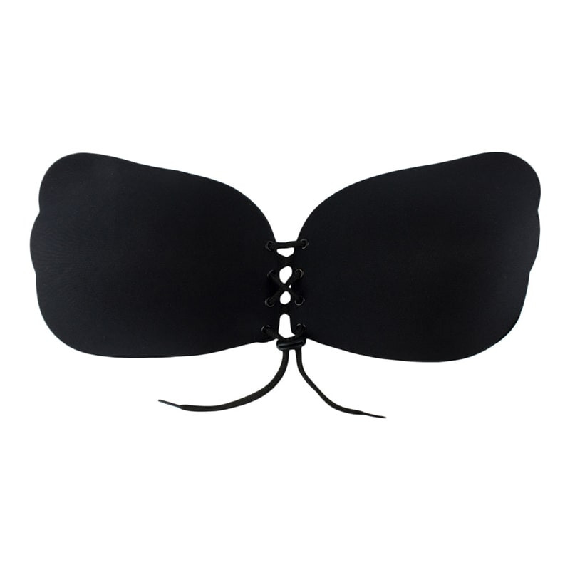 Self-adhesive Push-Up bra, Invisible support - Black