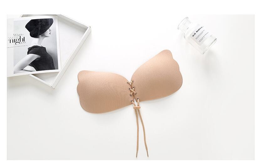 Self-adhesive Push-Up bra, Invisible support - Beige