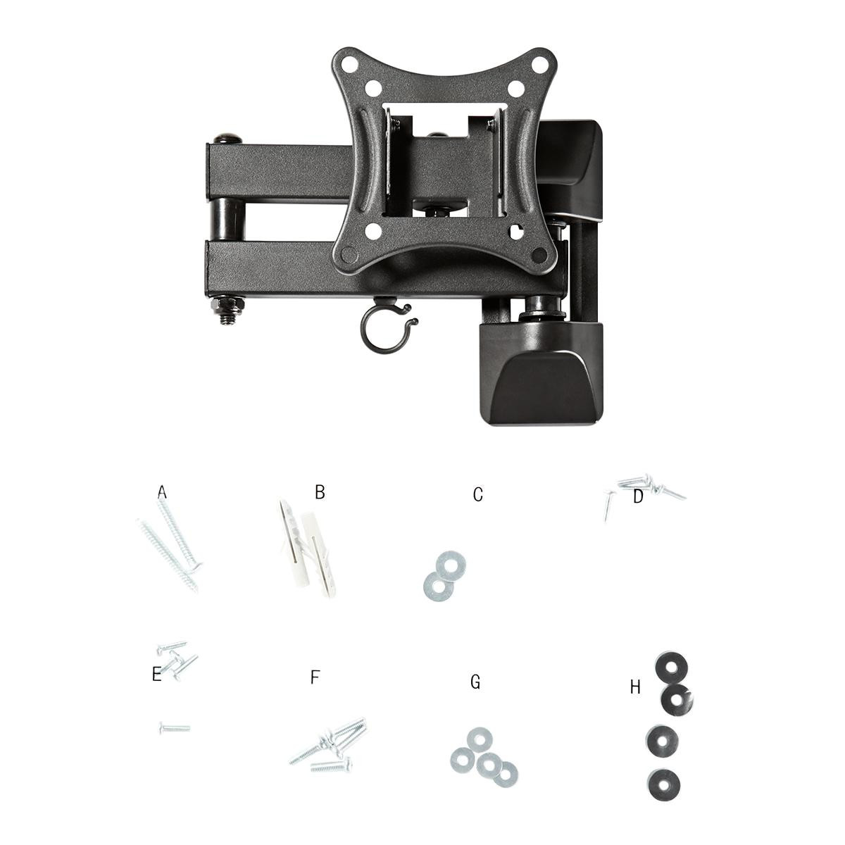 TV Wall Mount - Fully Adjustable 13 - 27" 15 kg