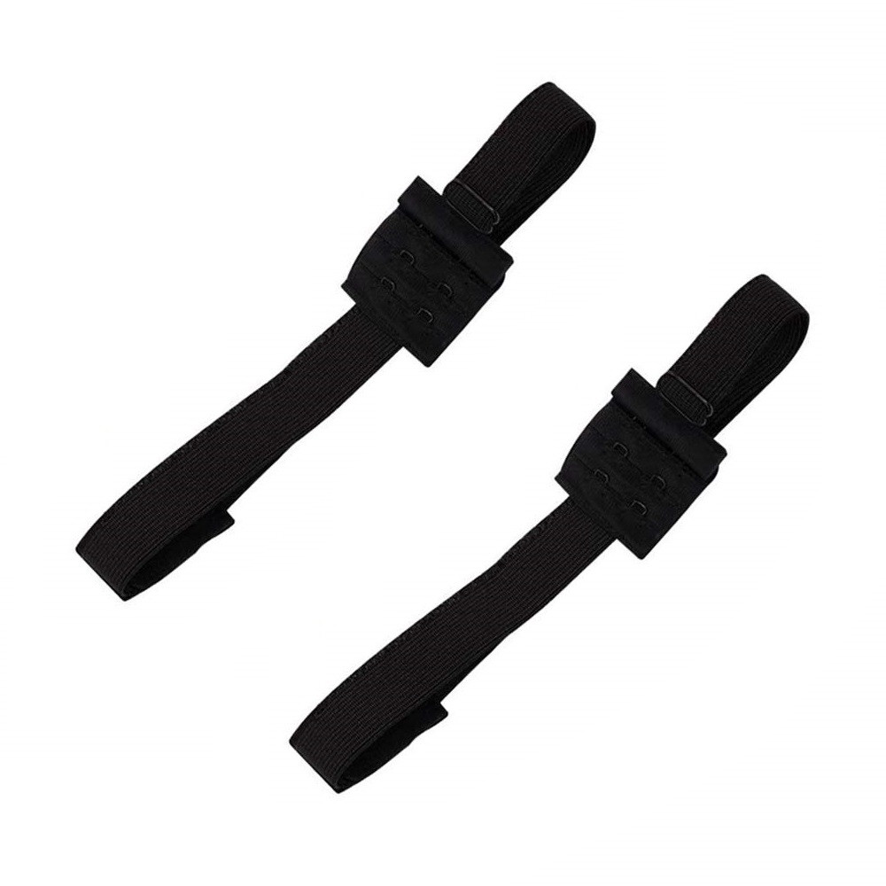 2x Low Back Bra Extension Straps - Black