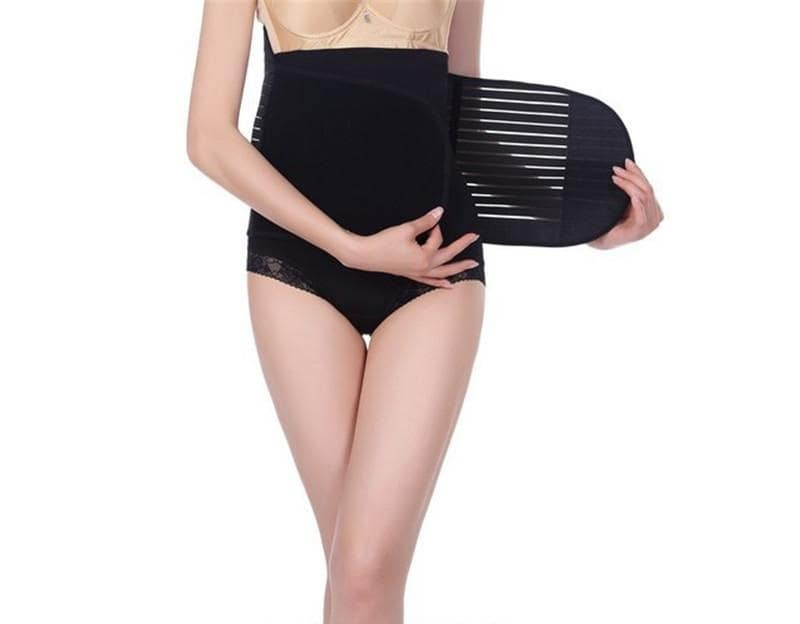 Effective Postpartum / Post Pregnancy Support Girdle - Black