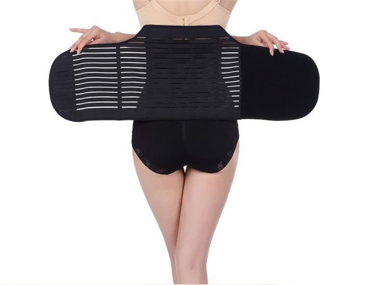 Effective Postpartum / Post Pregnancy Support Girdle - Black