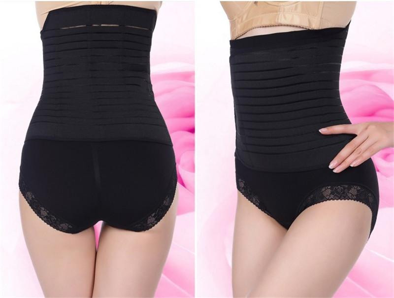 Effective Postpartum / Post Pregnancy Support Girdle - Black