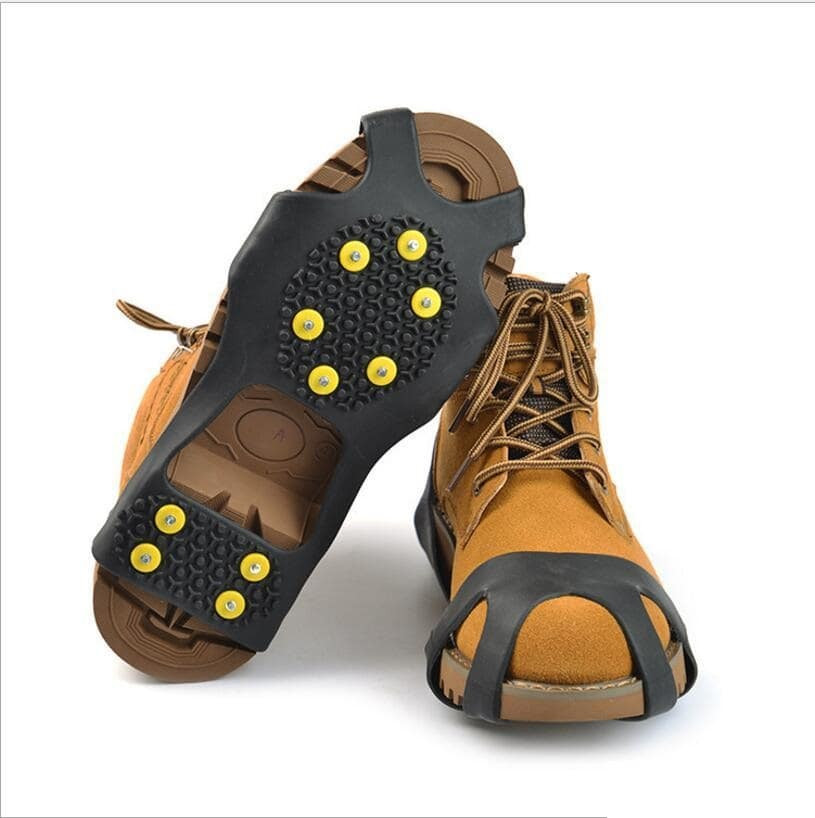 Beschlagene Schuh-Eisgriffe