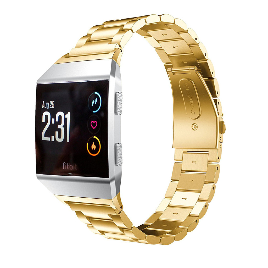 Stainless steel bracelet compatible with Fitbit Ionic