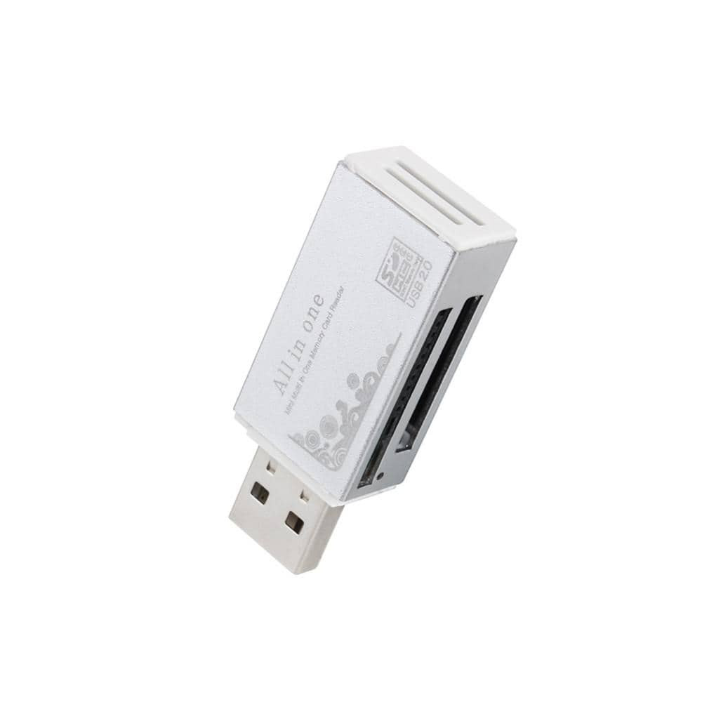 Compact USB Memory Card Reader | 4 in 1