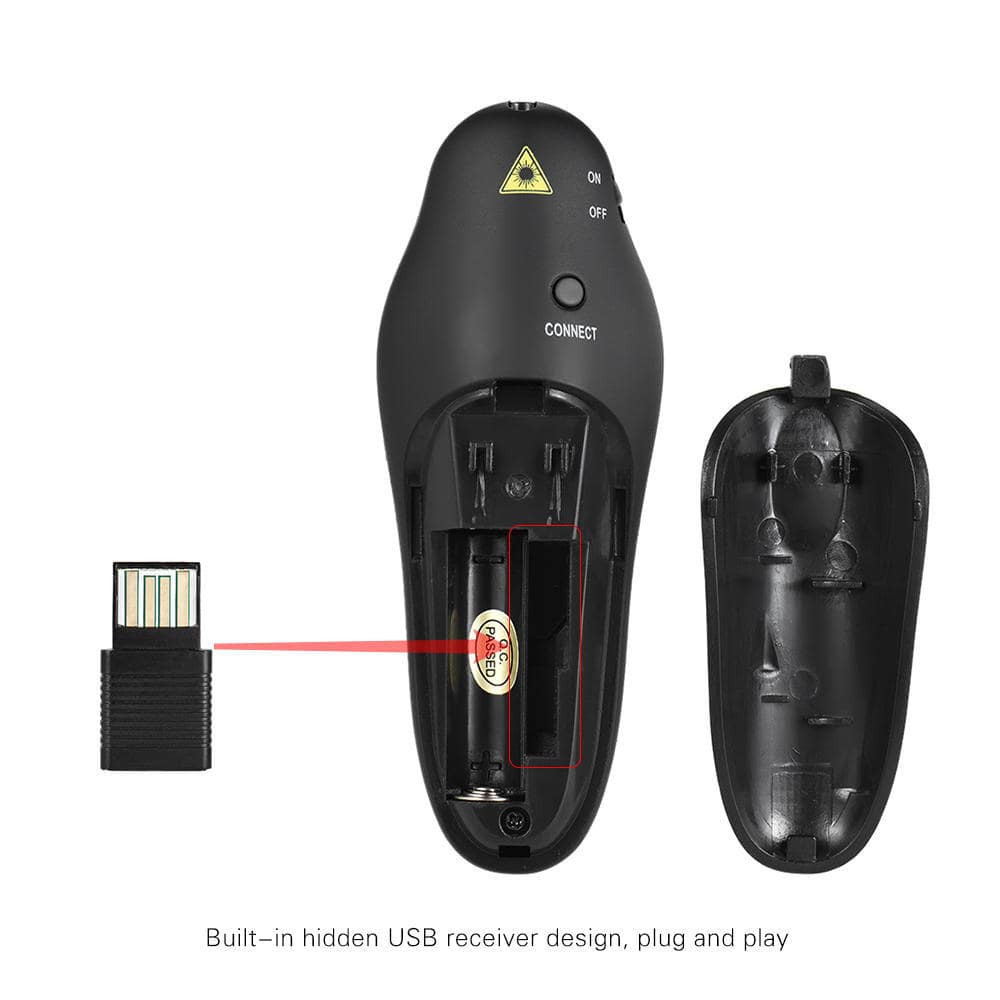 Remote Control for Presentations with Built-in Laser Pointer