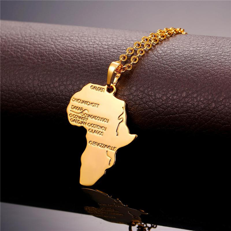 Collier Afrique U7 - Or