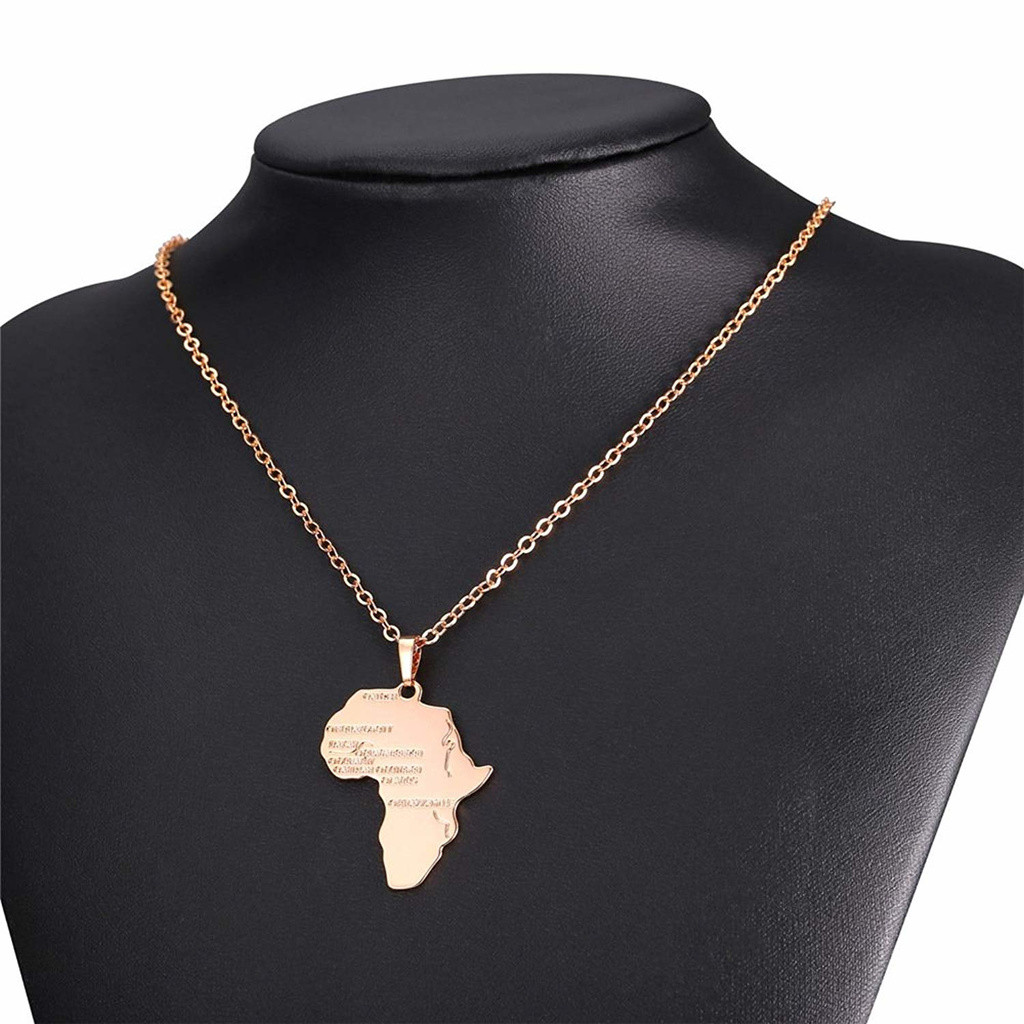 U7 Afrique Collier - Or Rose