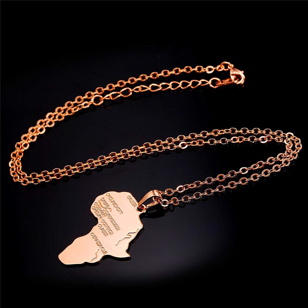 U7 Afrique Collier - Or Rose