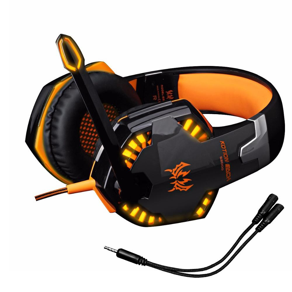Cuffie da gioco G2000 Pro - Arancio