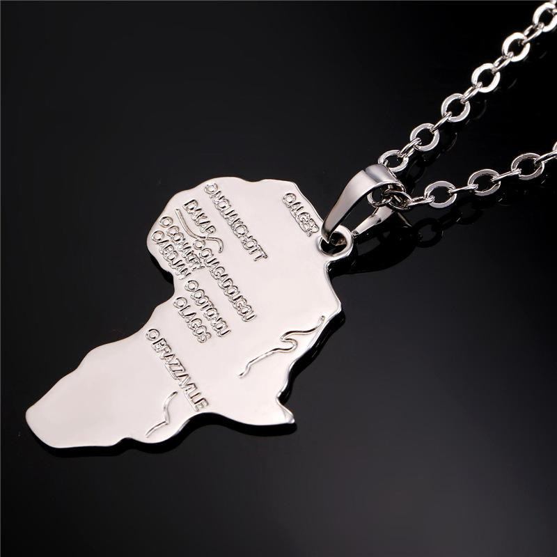 Collana U7 Africa - Argento