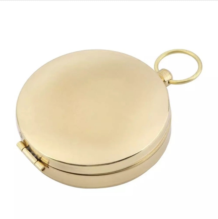 Vintage Compass in Brass