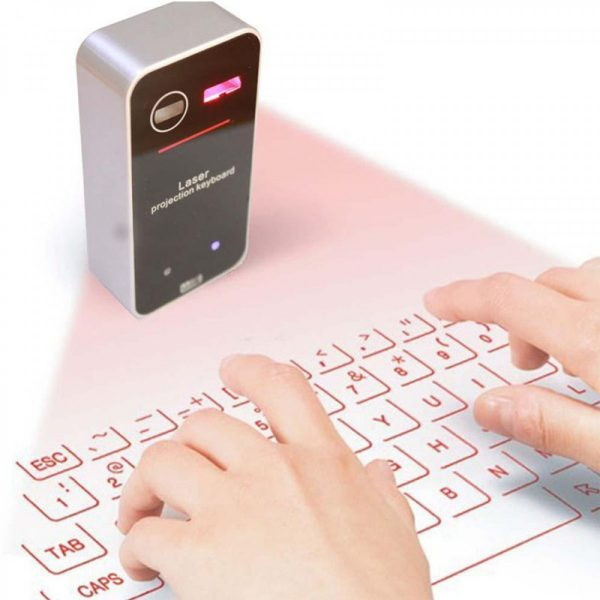 Clavier sans fil Laser - Noir