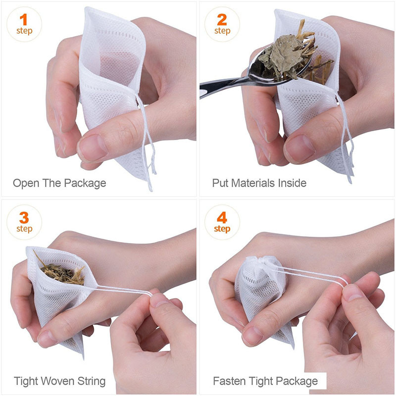 100-Pack Empty Tea Bags