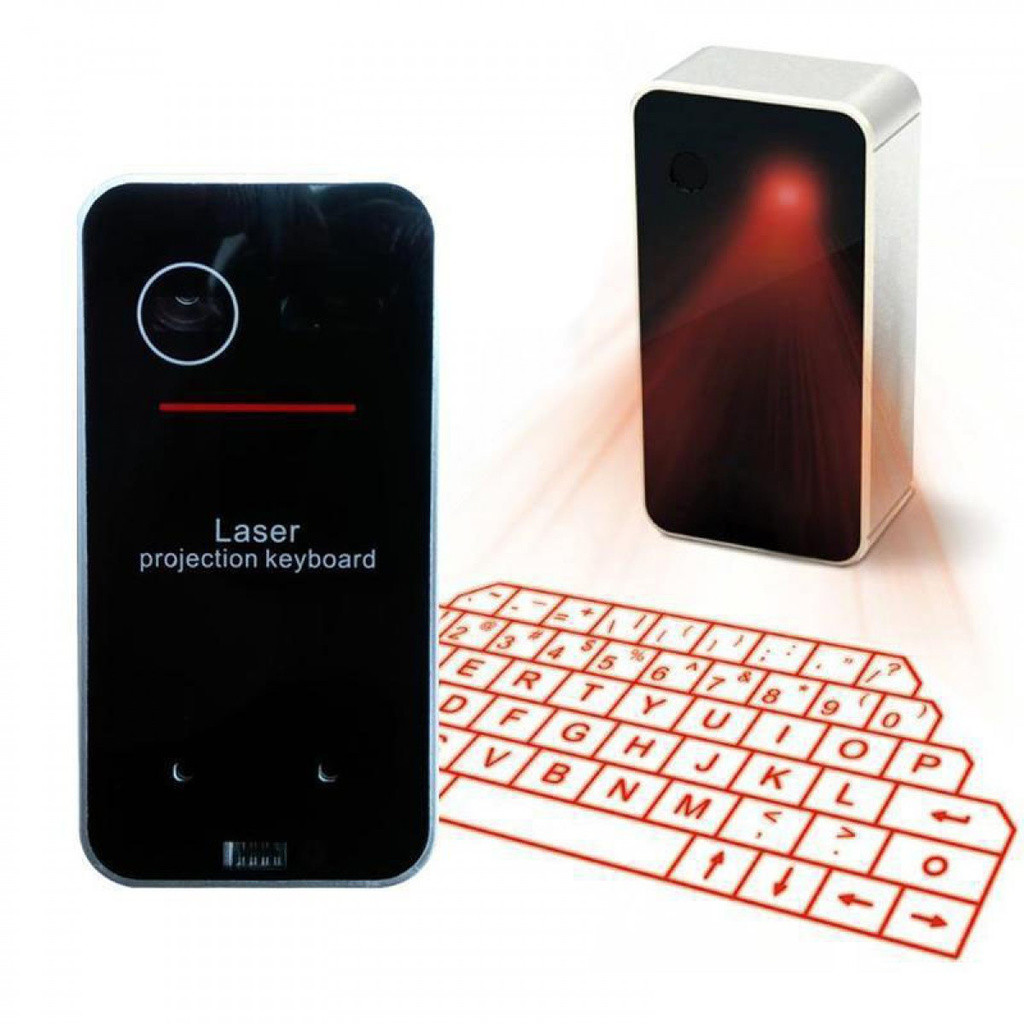 Clavier sans fil Laser - Noir